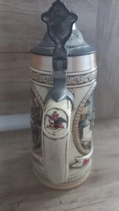 Antiguidade Tankard/caneca P/ Colecionadores Magal/ceramarte (Usado) - Foto 4