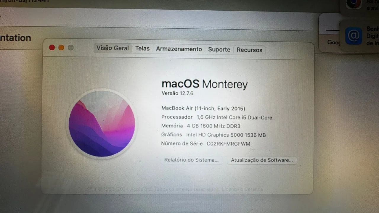 MacBook Air 12? (2015) - i5, 4GB RAM, 128GB SSD - Excelente Estado  - Foto 4