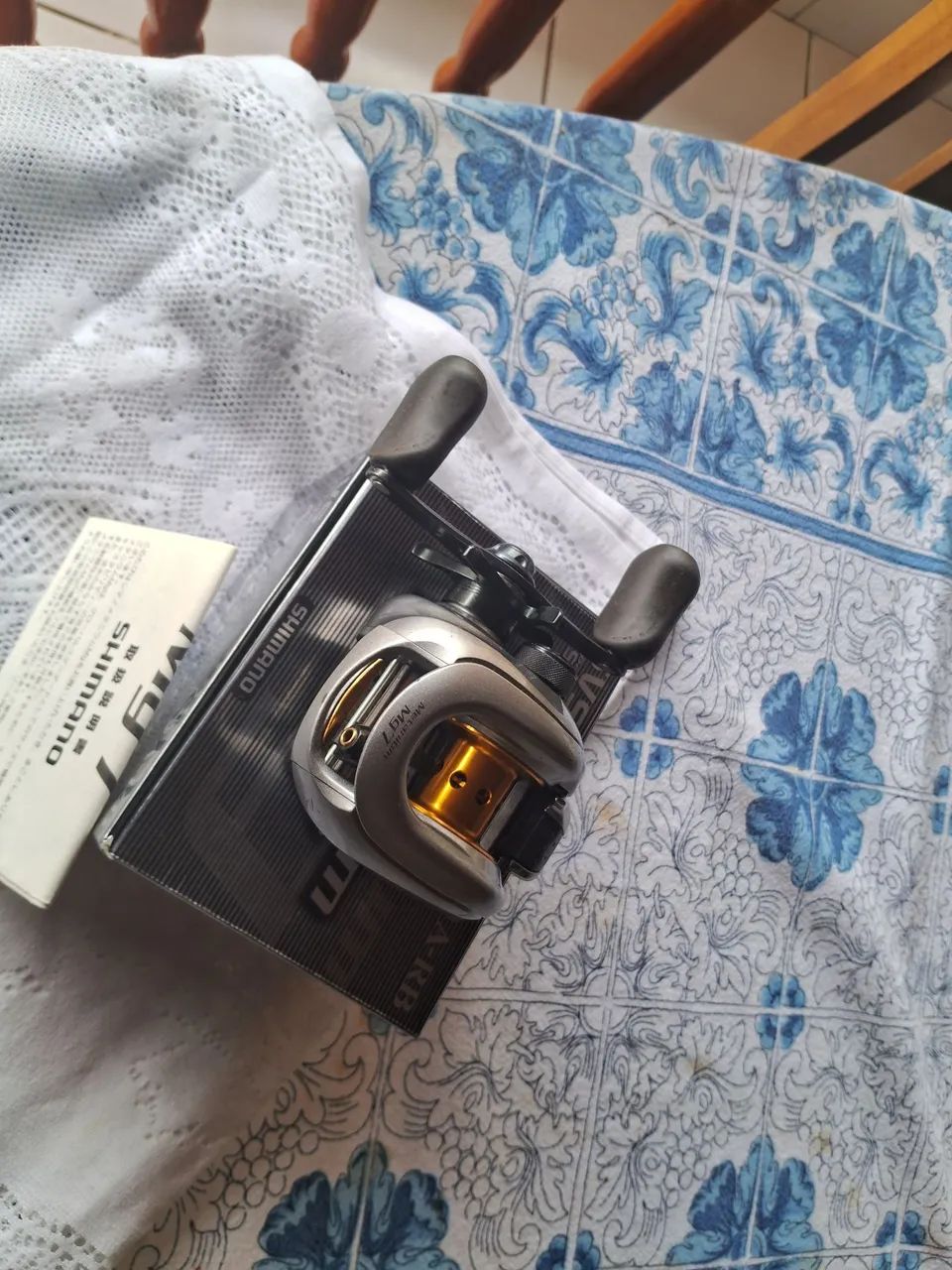 Carretilha de Pesca Shimano Metanium Mg7 - Usada - Foto 5