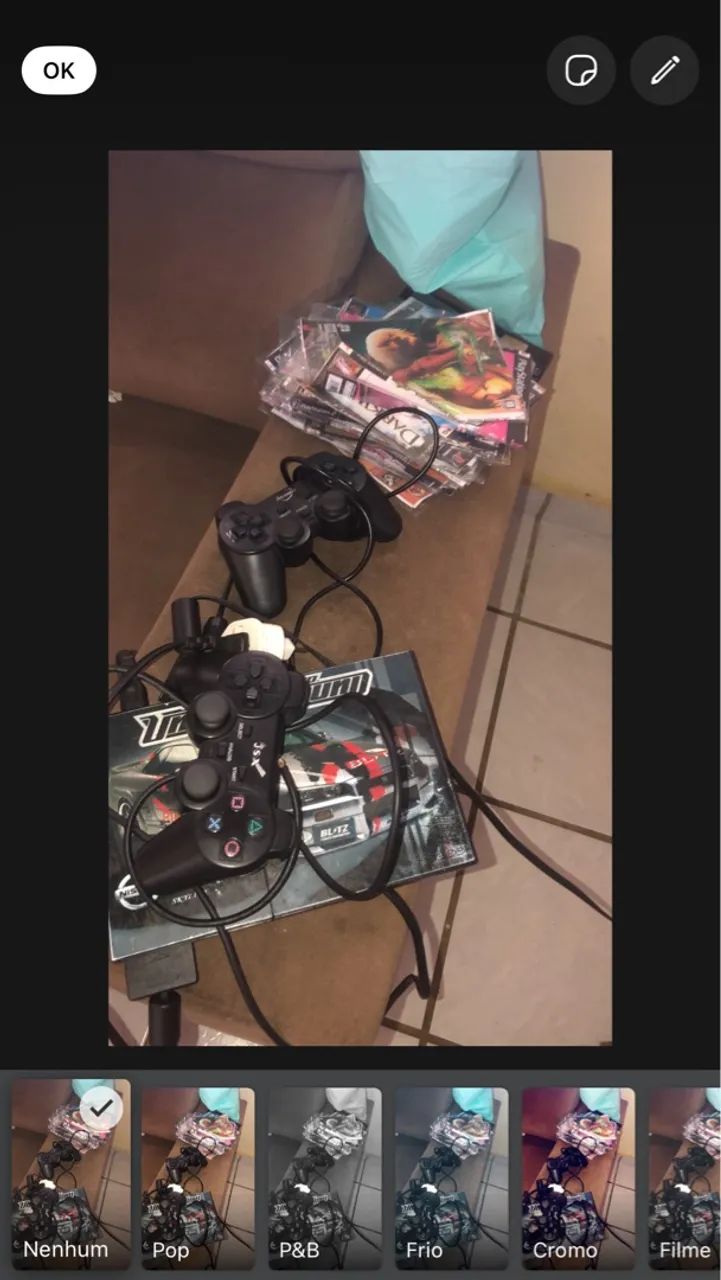Controle de Playstation 2