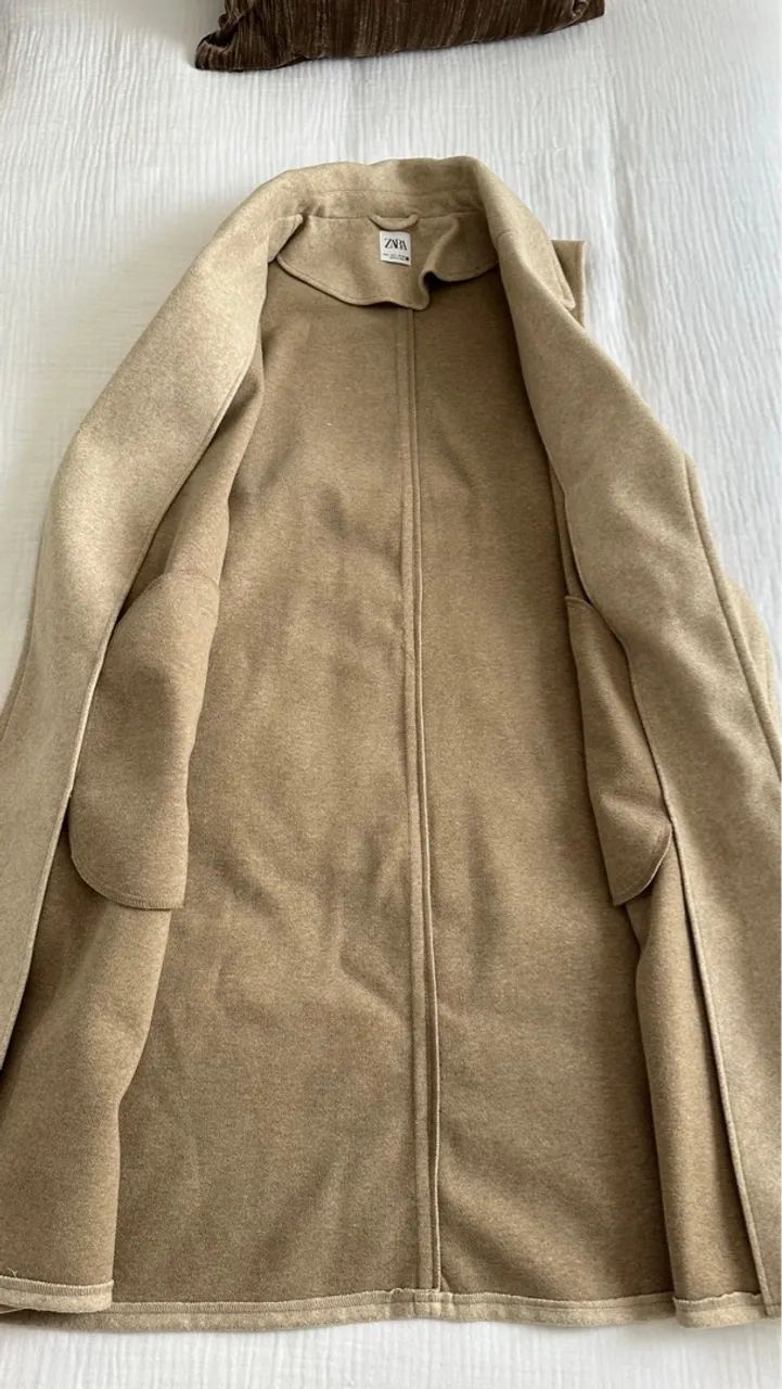 Colete comprido lãzinha Zara tam P - Foto 2