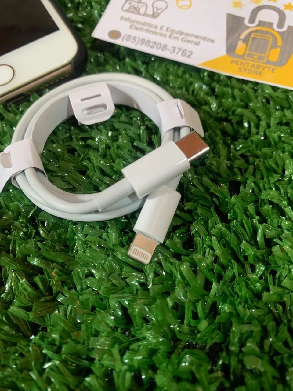 Cabo IPhone USB C Novo Imperdível! - Foto 3