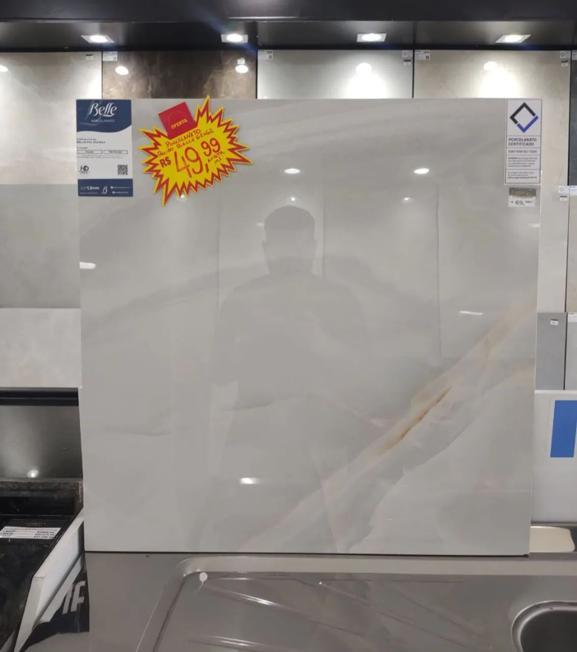 PORCELANATO POLIDO - R$49,99M² - FALAR COM WILLIAN 