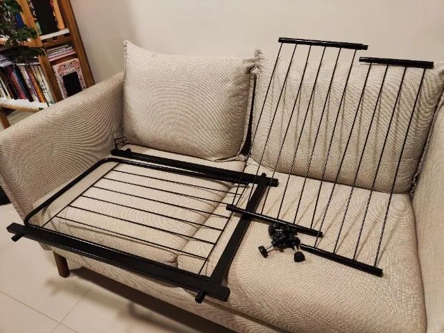 Grade Portão Pet Criança 119cm Á 125cm Porta E Corredor Cor Preto - Foto 3