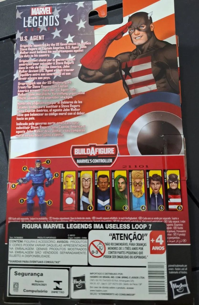 Boneco Agente Americano Marvel Legends  - Foto 3