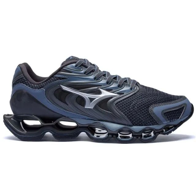Tênis Mizuno Wave Prophecy 12S Novo Original na Caixa Preto Azul Promoção