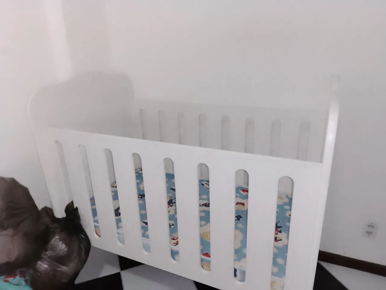 Berço Branco de Madeira - Novo - Foto 2