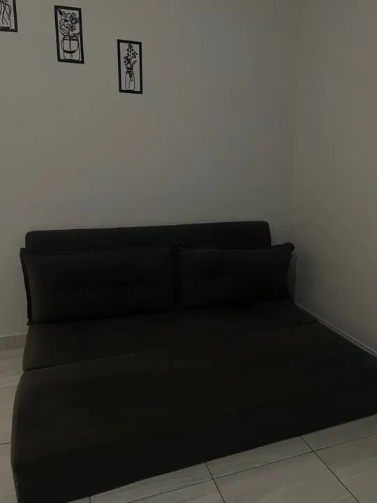 Sofá Cama cinza de 3 Lugares - Foto 4