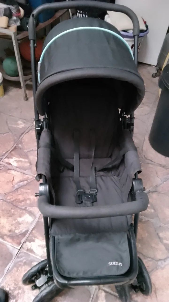 Carrinho de bebê yoyage fecha fácil preto - Foto 3