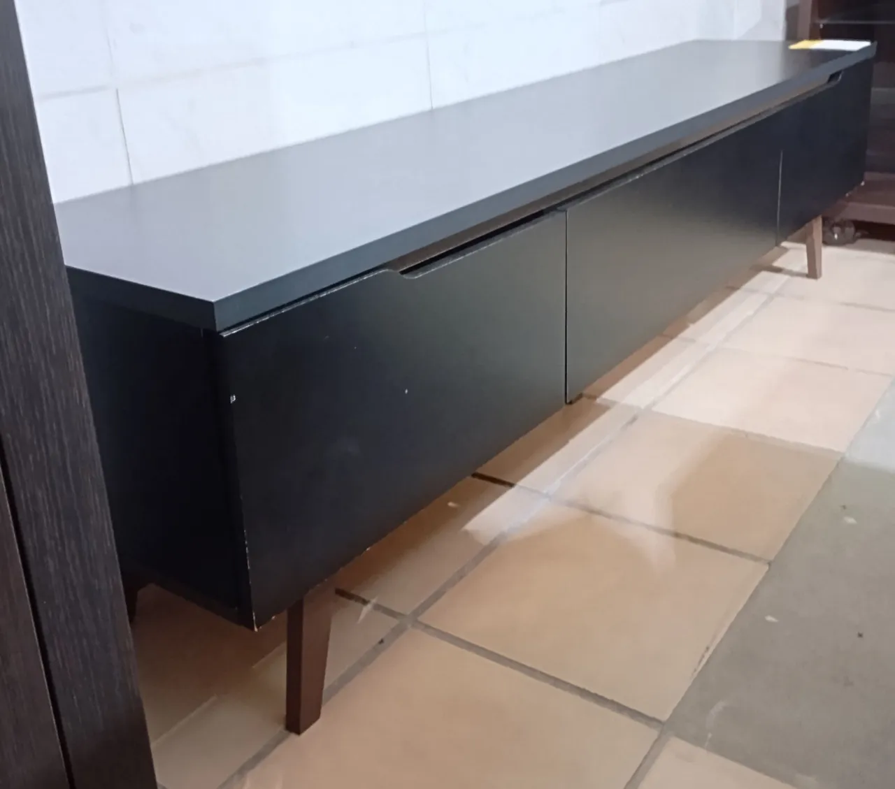 Rack/Painel para TV Preto Moderno