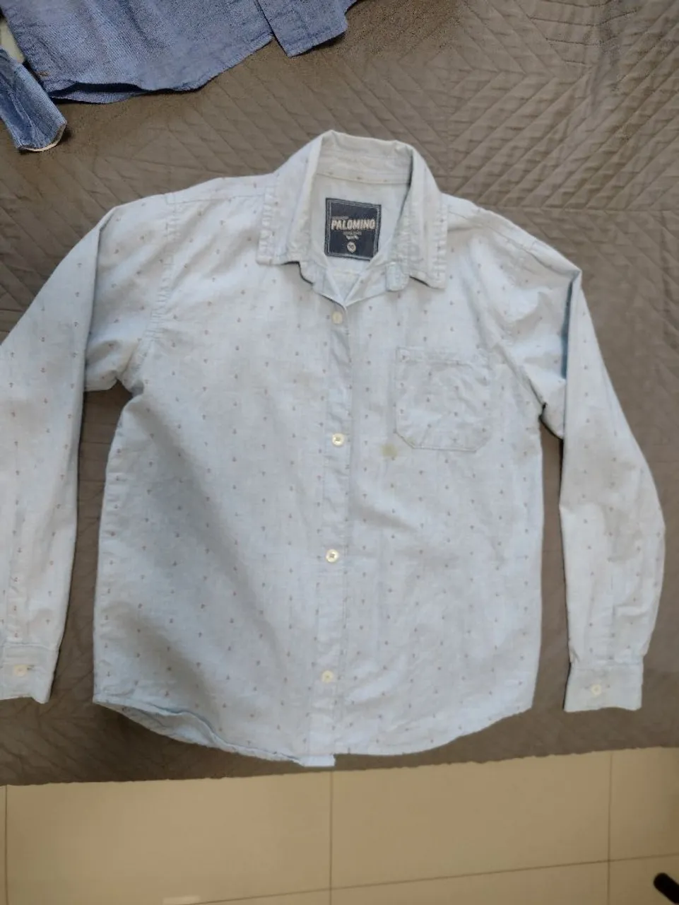 Camisa Infantil Palomino Azul Claro