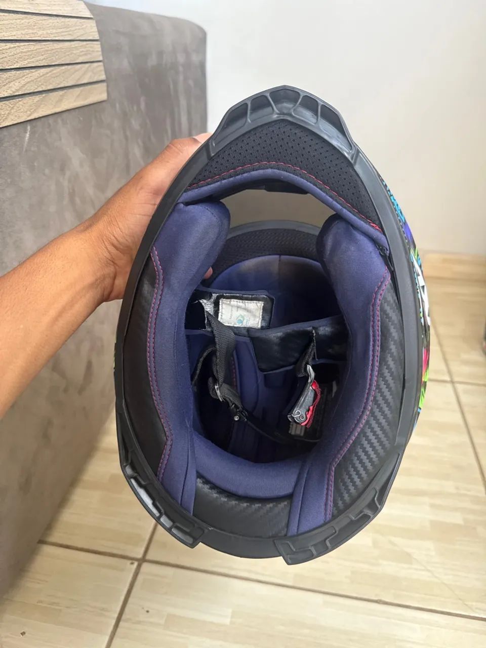 Capacete axxis + viseira Camaleão espelhada  - Foto 5