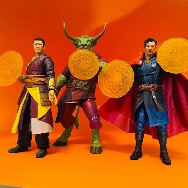 Marvel Legends Dr Strange, Wong & Rintrah BAF - Avengers Vingadores - Foto 2