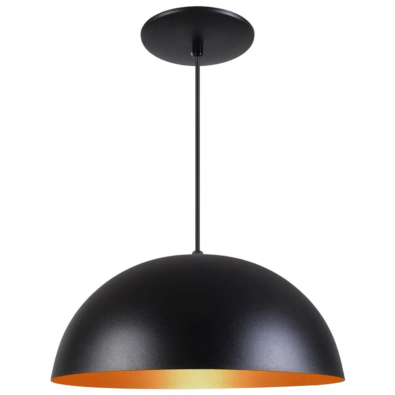 Luminária Pendente Meia Esfera