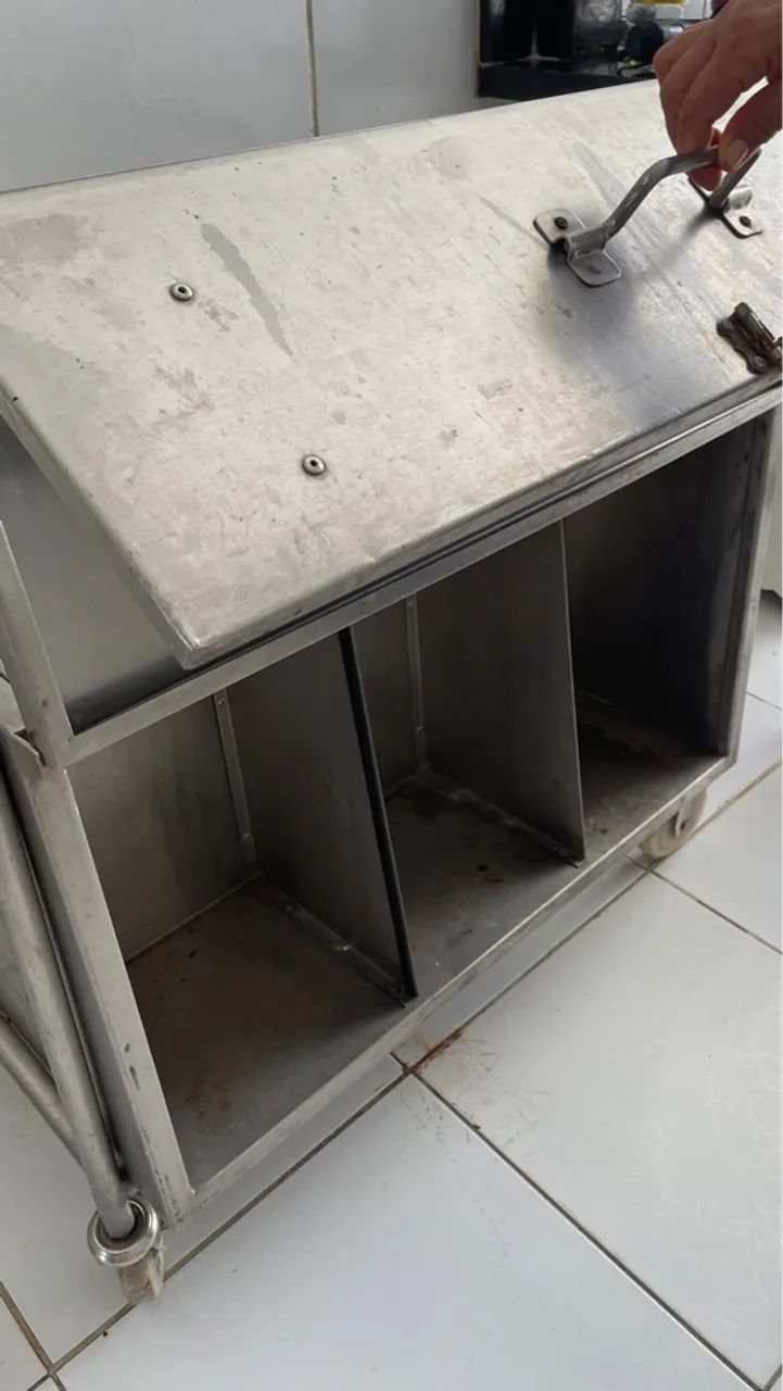 Carrinho de aço inox  - Foto 3