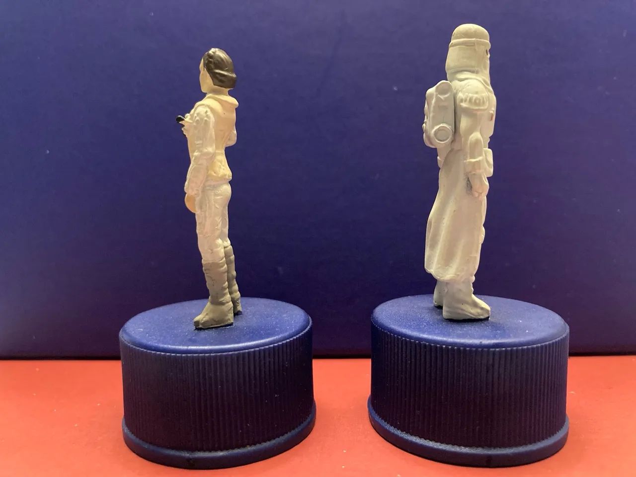 Miniaturas Star Wars - Princesa Leia ( hoth ) e Snowtrooper Pepsi Japão 2002 - Foto 2