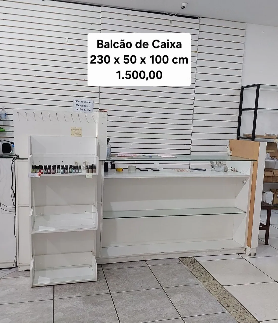 Balcão de Caixa 230x50x100cm