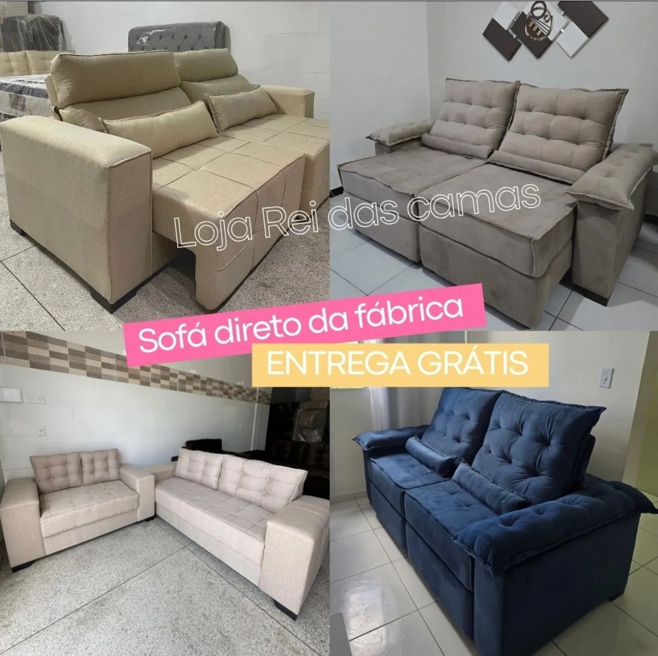 Sofá Luxo - Temos diversos modelos 