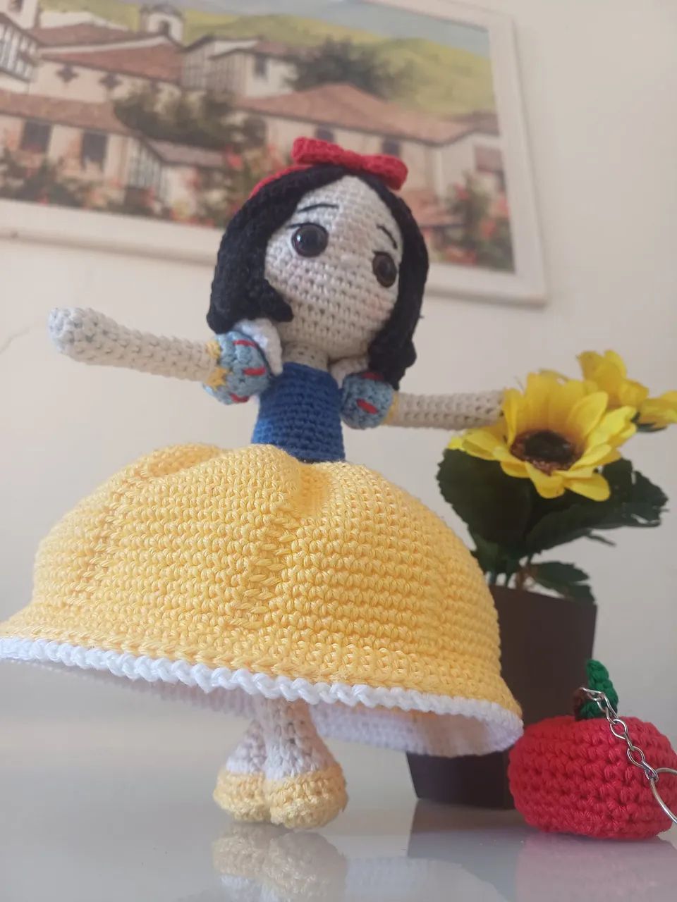 Boneca em crochê Amigurumi  - Foto 5