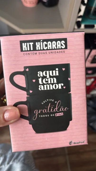 Kit Xícaras - Sorriso e Gratidão - Foto 6