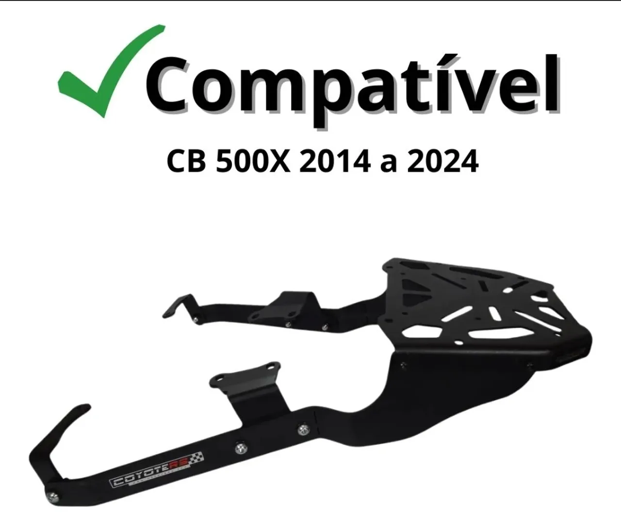 Bagageiro Suporte Traseiro CB 500X 2014 a 2024