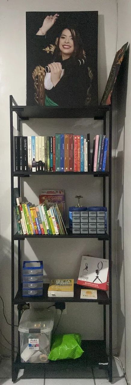 Estante Estilo Industrial NOVA! 5 prateleiras Multiuso para Escritório Sala Quarto Comerci - Foto 3