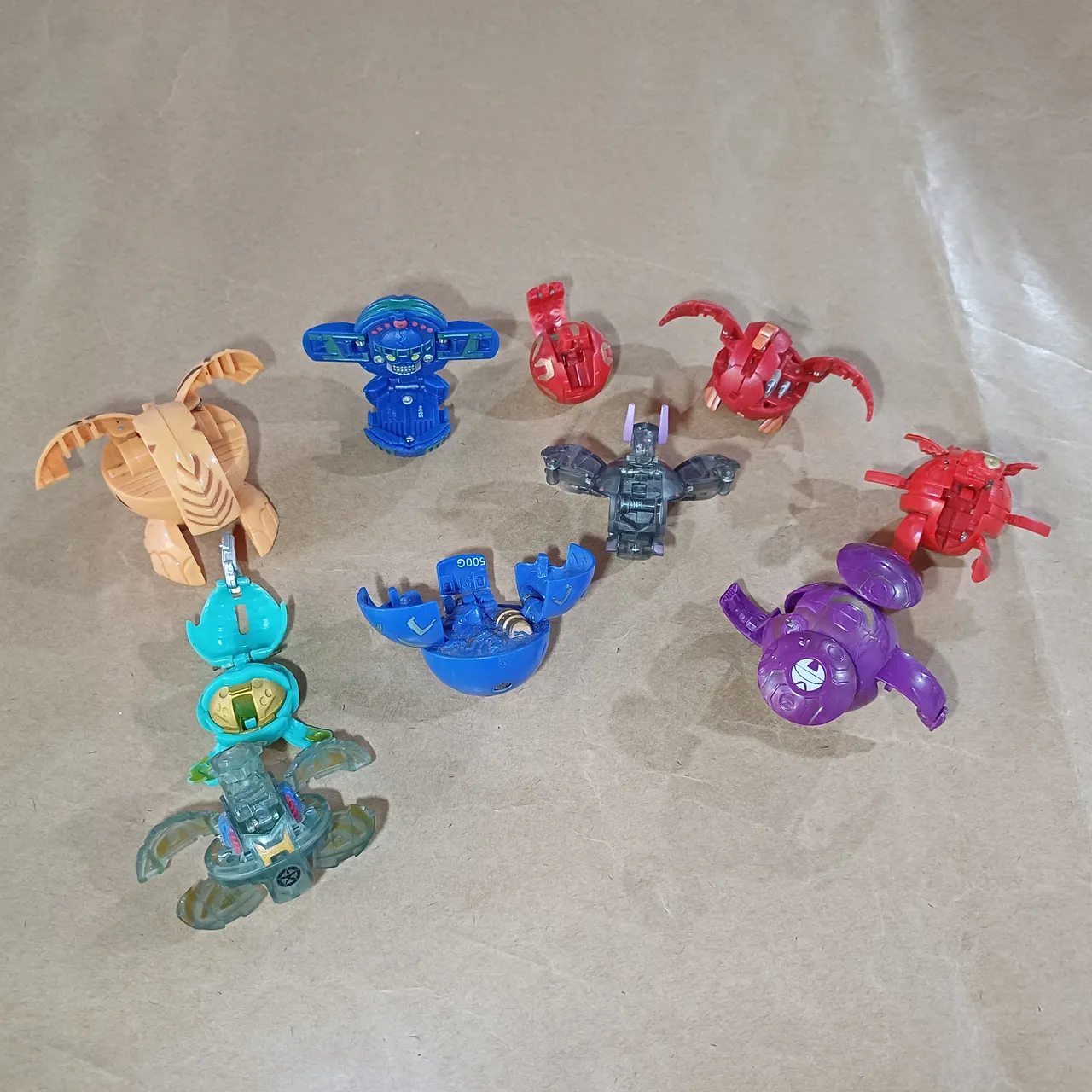 Lote de 10 Bakugans usados - Raros!