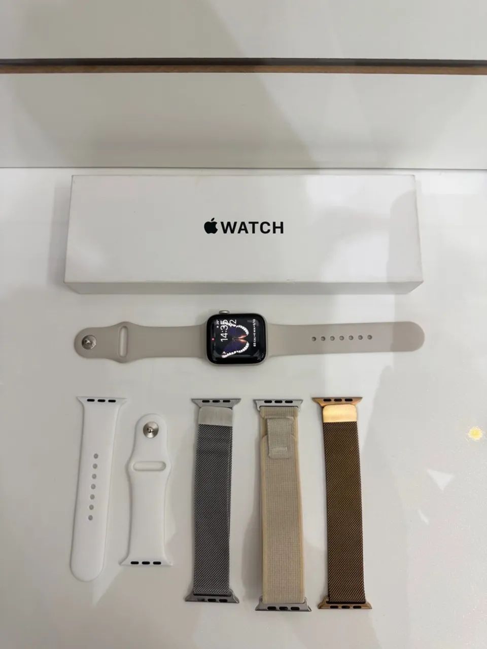Apple Watch SE 2 44mm Starlight na garantia 