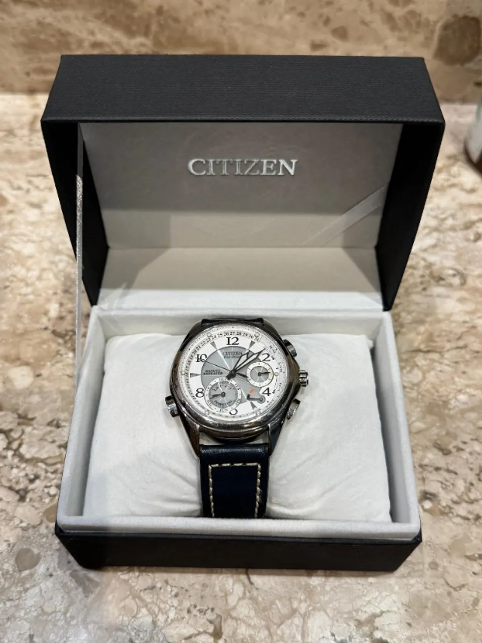 Relógio Citizen Eco Drive calibre 9000 repetidor de minutos