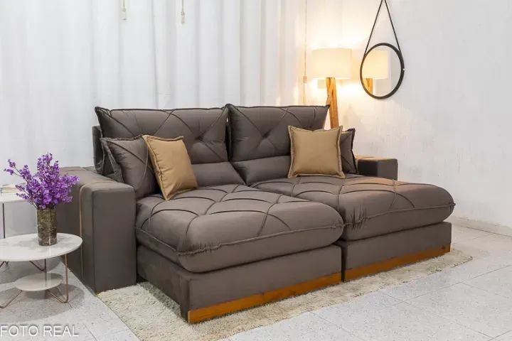 Sofá Retrátil e Reclinável Gran Bello 2,30m      Pague na Entrega! - Foto 4