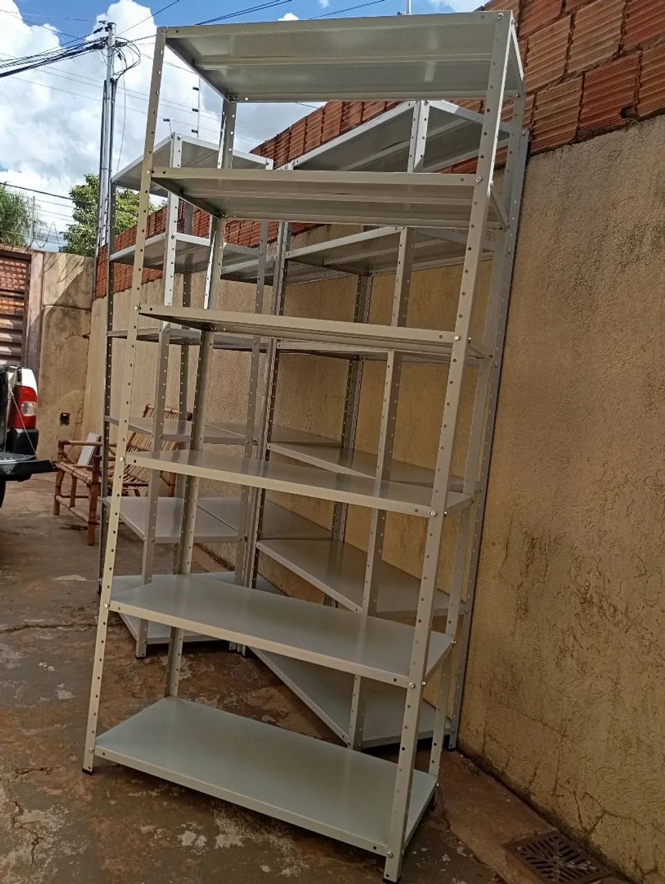 Estante de Aço 6 Bandejas 40cm Profundidade Nova - Foto 2