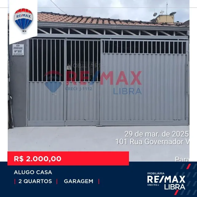 IMOBILIÁRIA RE/MAX LIBRA ALUGO CASA