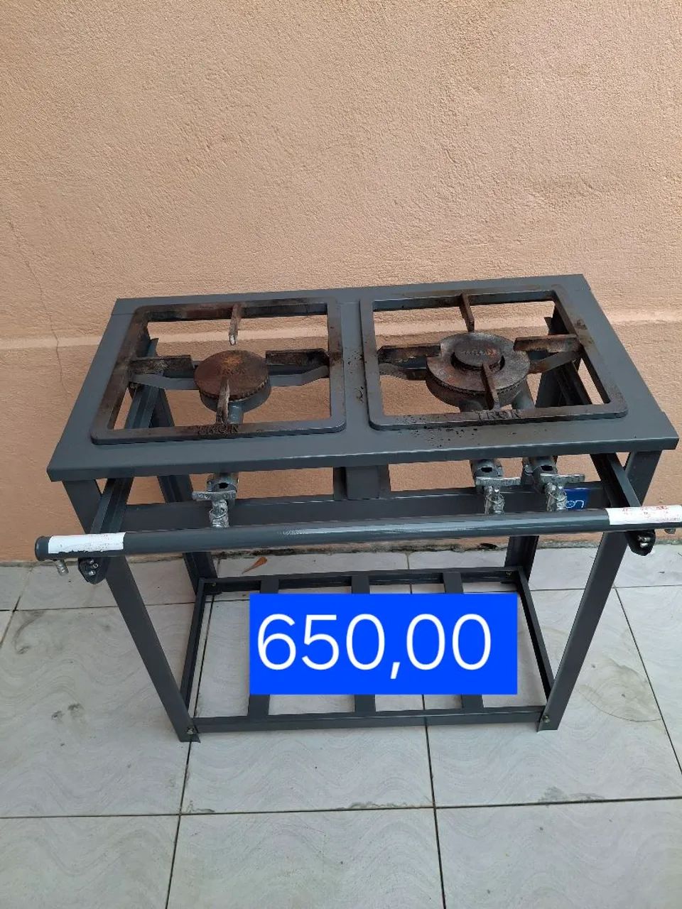 FOGÃO INDUSTRIAL 2 BOCAS SEMI NOVO - Foto 2