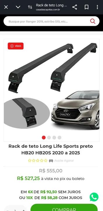Rack de teto Long Life e Transbike - Foto 5