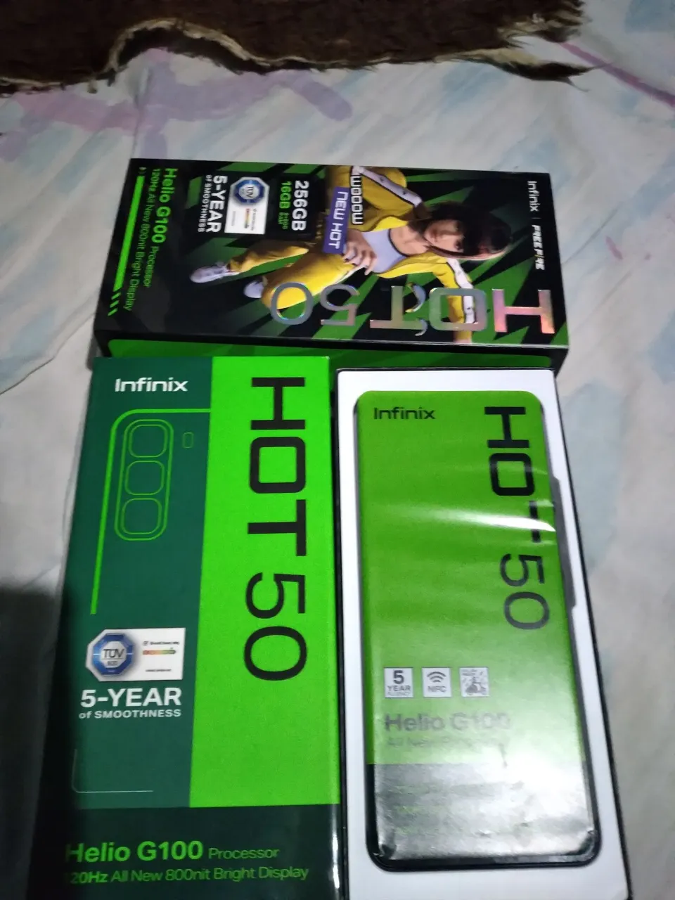 INFINIX HOT 50 ZERADO...256GB...