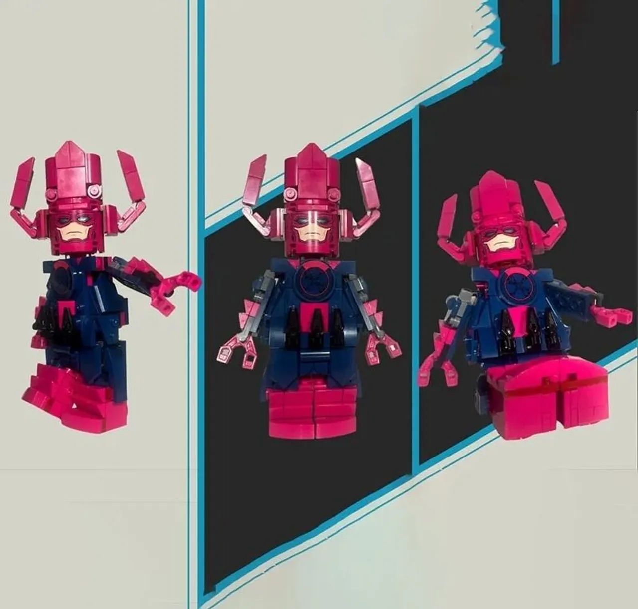 Galactus Devorador de Mundos - Miniatura de Blocos Marvel (15cm) - Foto 4