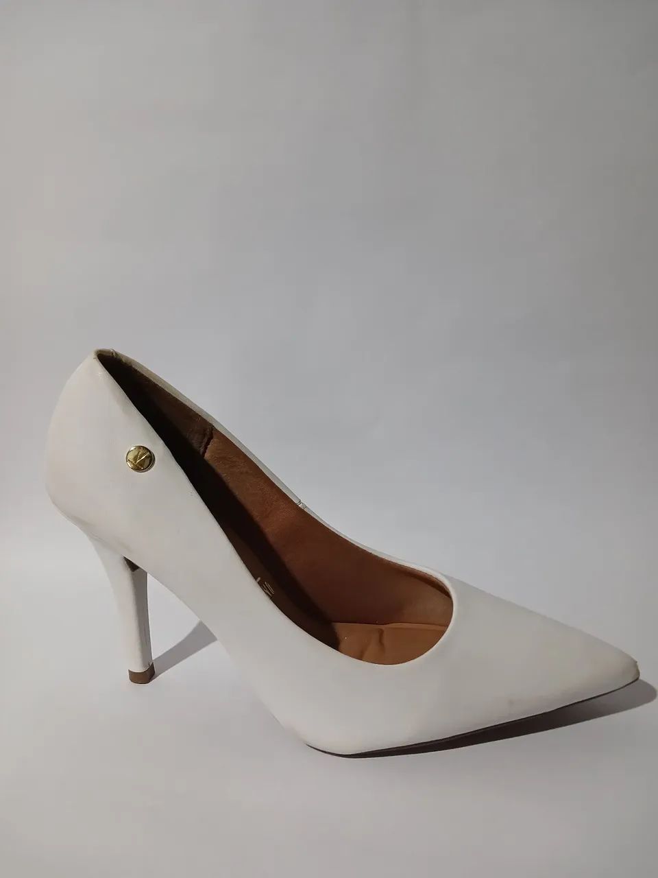 Scarpin Branco Vizzano - Foto 5