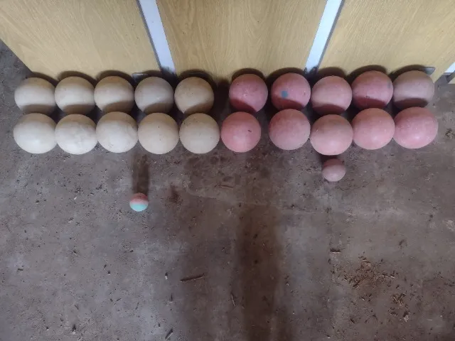 Bolas de bocha jogo