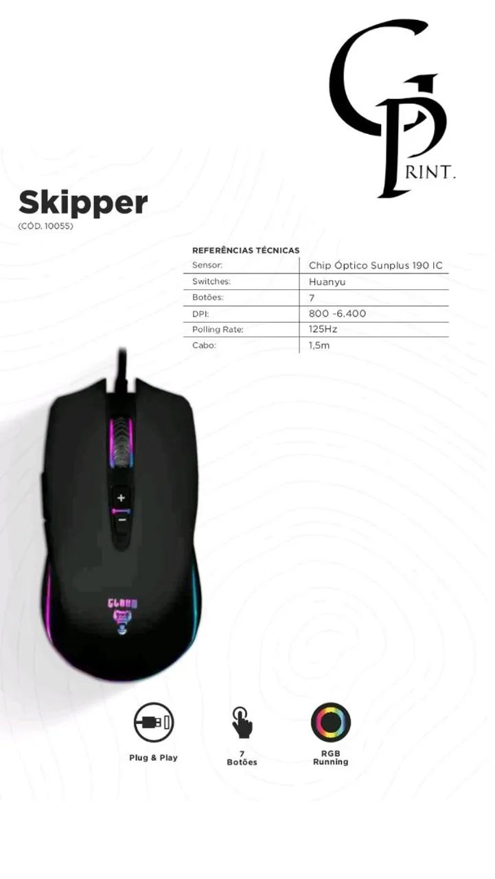 MOUSE GAMER - CLANM PROMOÇÃO! - Foto 4
