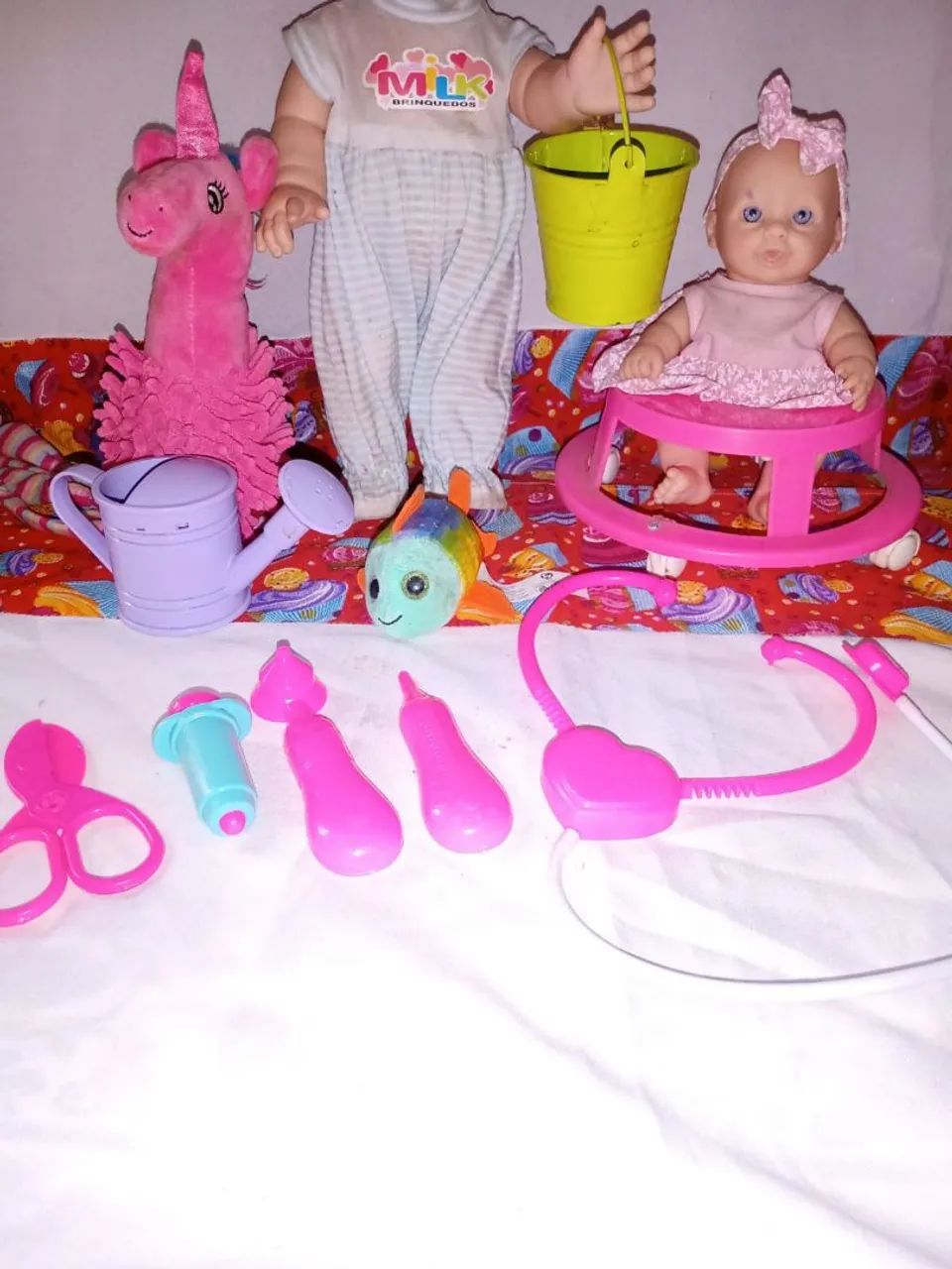Lote Brinquedos e Bonecas Com Lindos Acessórios  - Foto 4