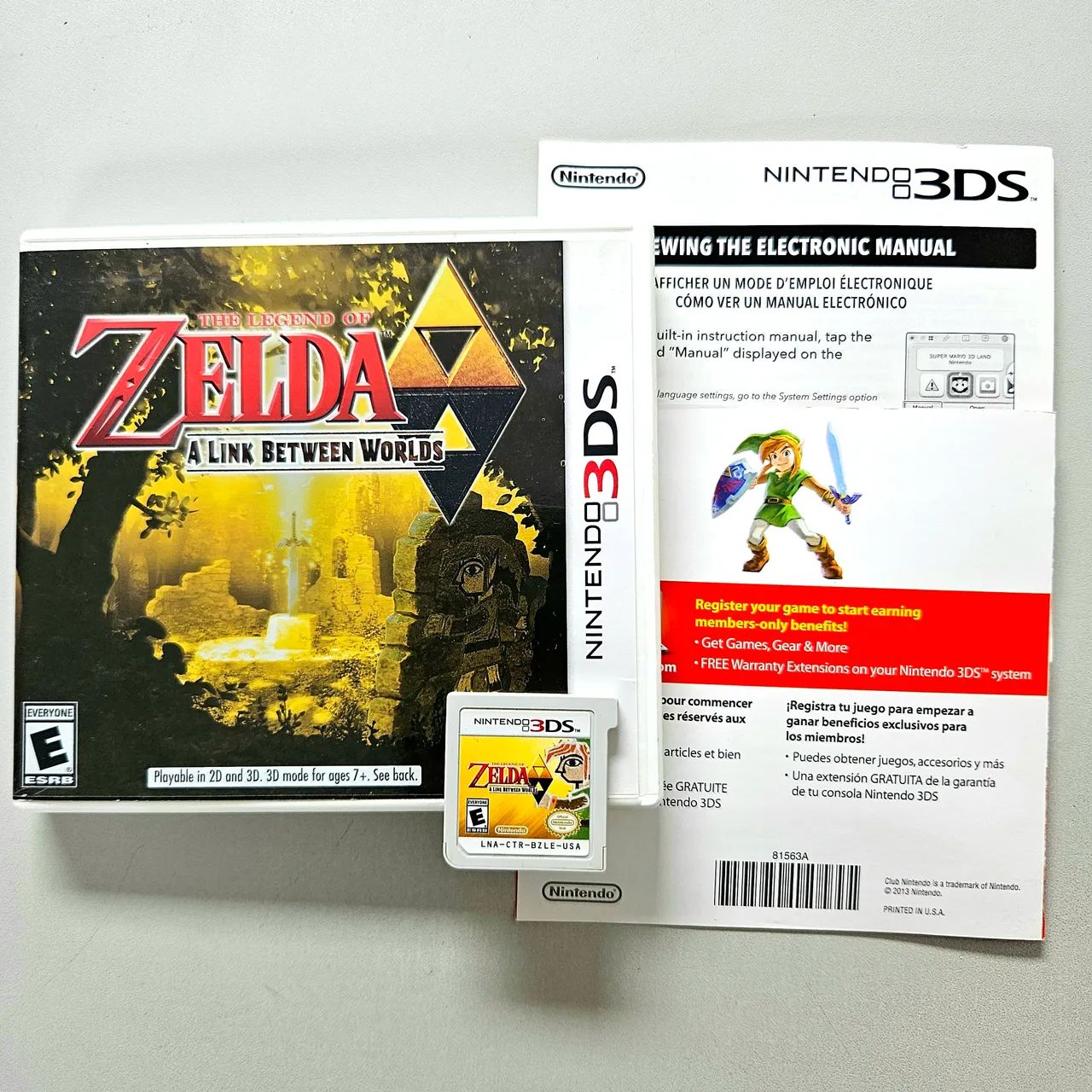 Zeld a links Between Worlds original 3ds 2ds - Jogos de Vídeo Game