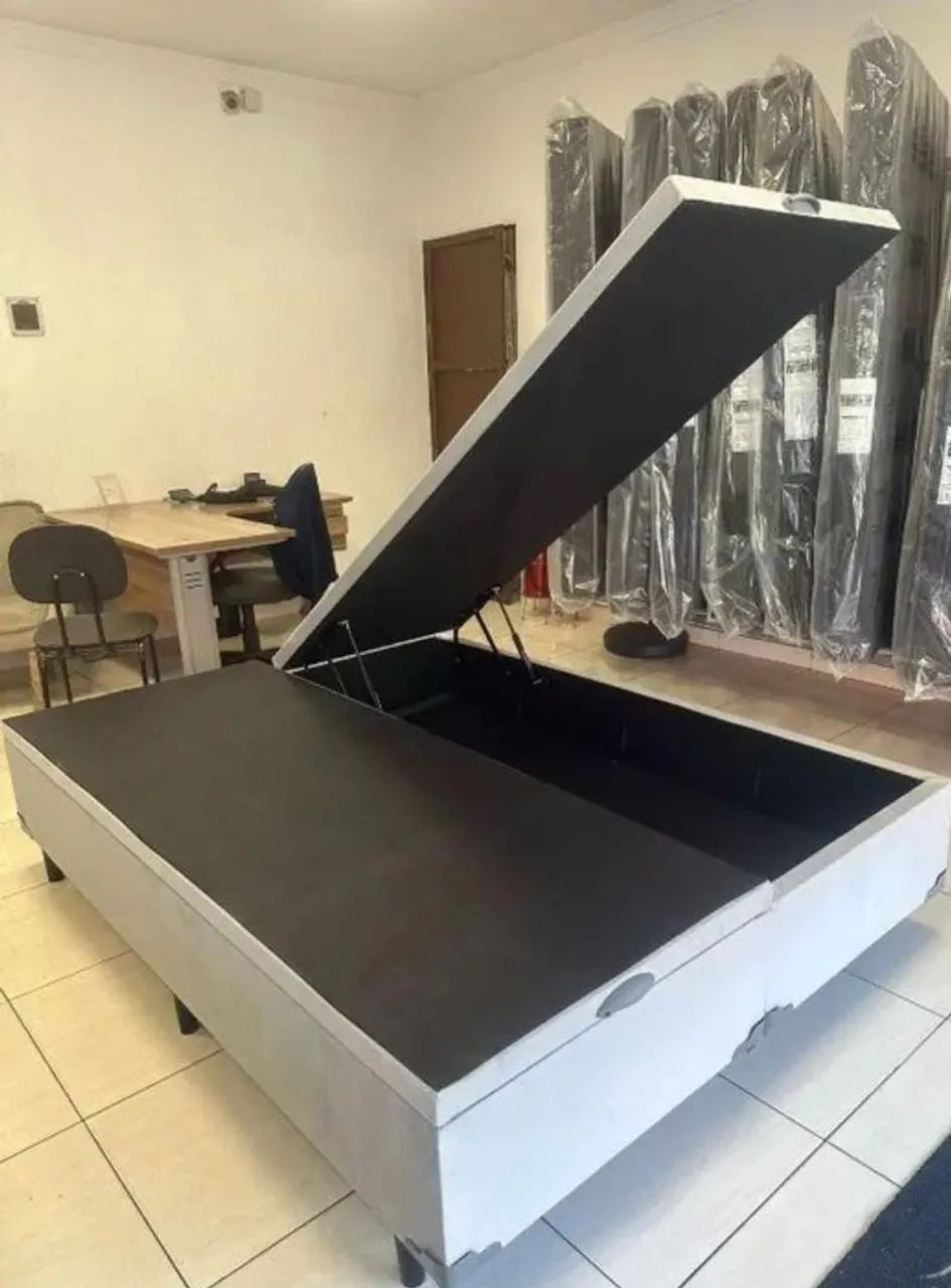 Cama Box com Baú - Queen - Foto 4