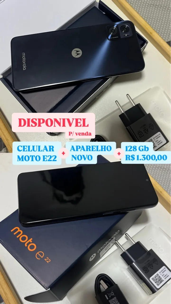 CELULAR MOTO E22