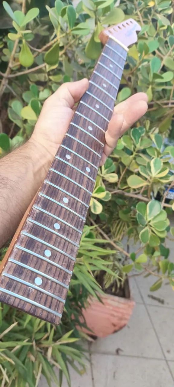 Braço de Guitarra Modelo Telecaster 22 Trastes Escala Escura - Foto 2