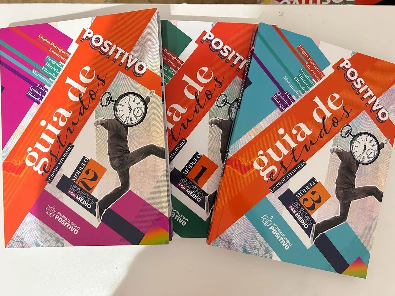 Coleção de livros da positivo do 1° ano do Ensino médio completo  - Foto 3