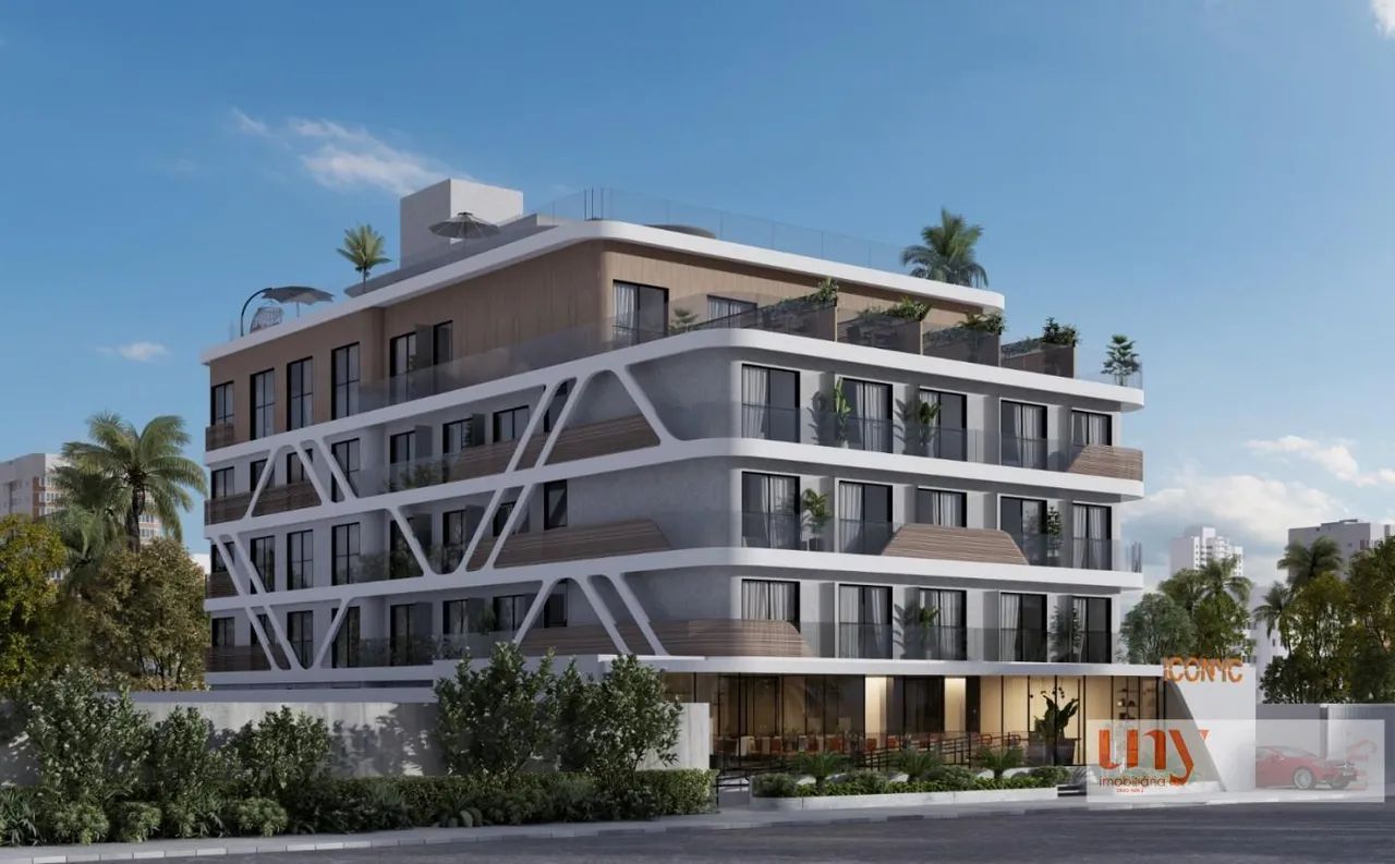 Flat pé na areia em construção com 22 m² na beira mar do Bessa - Foto 2