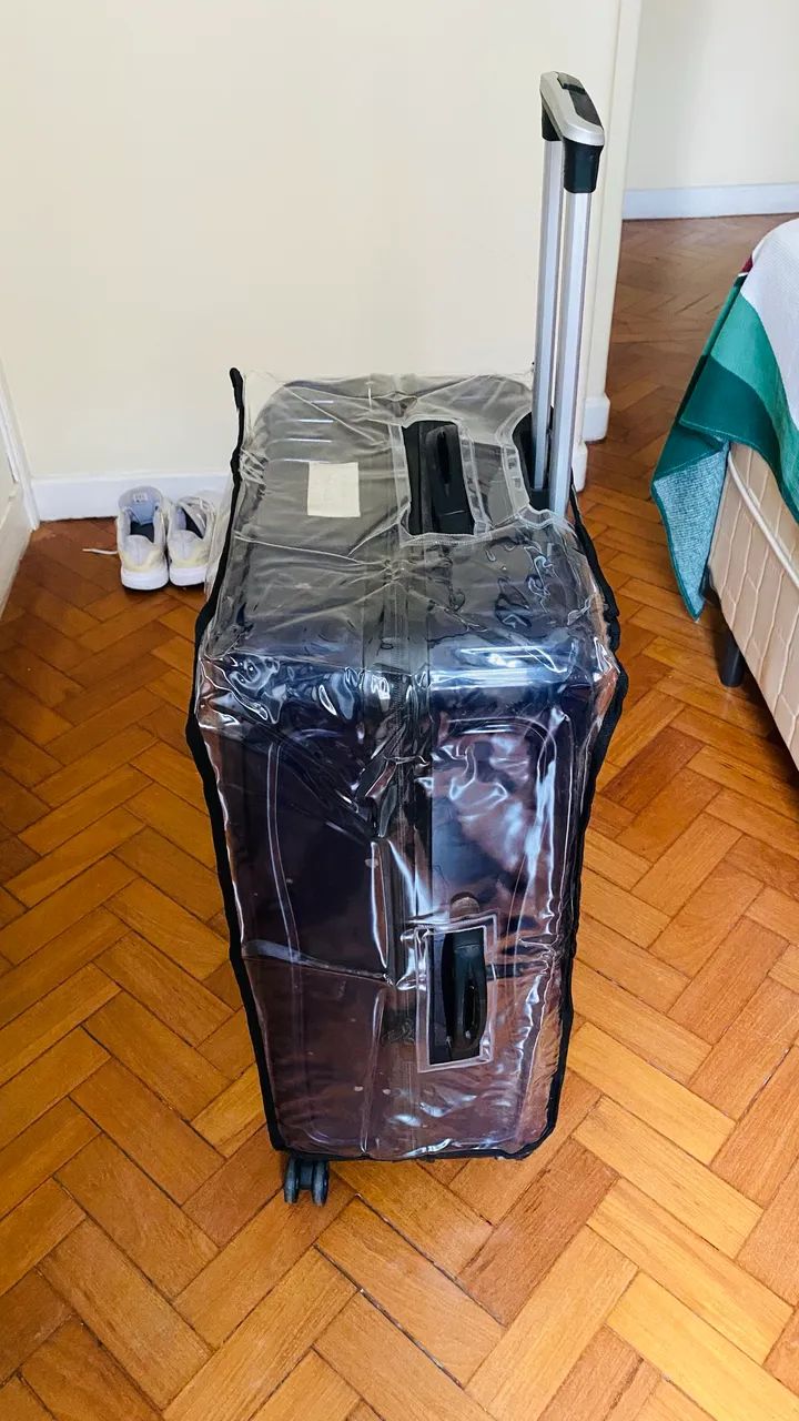 Duas Capas De Mala Protetora Grande Transparente - Uluru NOVAS - Foto 3