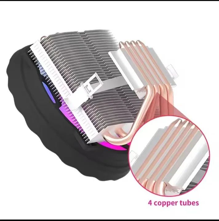 Air Cooler para Processador Aigo RGB 120mm - Foto 3