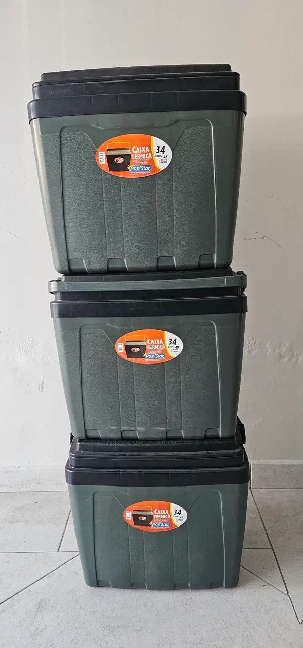 Cooler Caixa Térmica Pop Star 34L