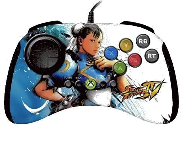 Controle Xbox 360 Fightpad Mad Catz Street Fighter IV - Chun-Li